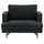VCM Sessel Sofia Textil 104 x 82 x 92 cm Schwarz