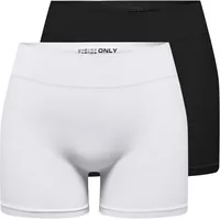 Only ONLVICKY S-Less Mini Shorts Schwarz XS