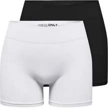 Only ONLVICKY S-Less Mini Shorts Schwarz XS