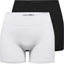 Only ONLVICKY S-Less Mini Shorts Schwarz XS