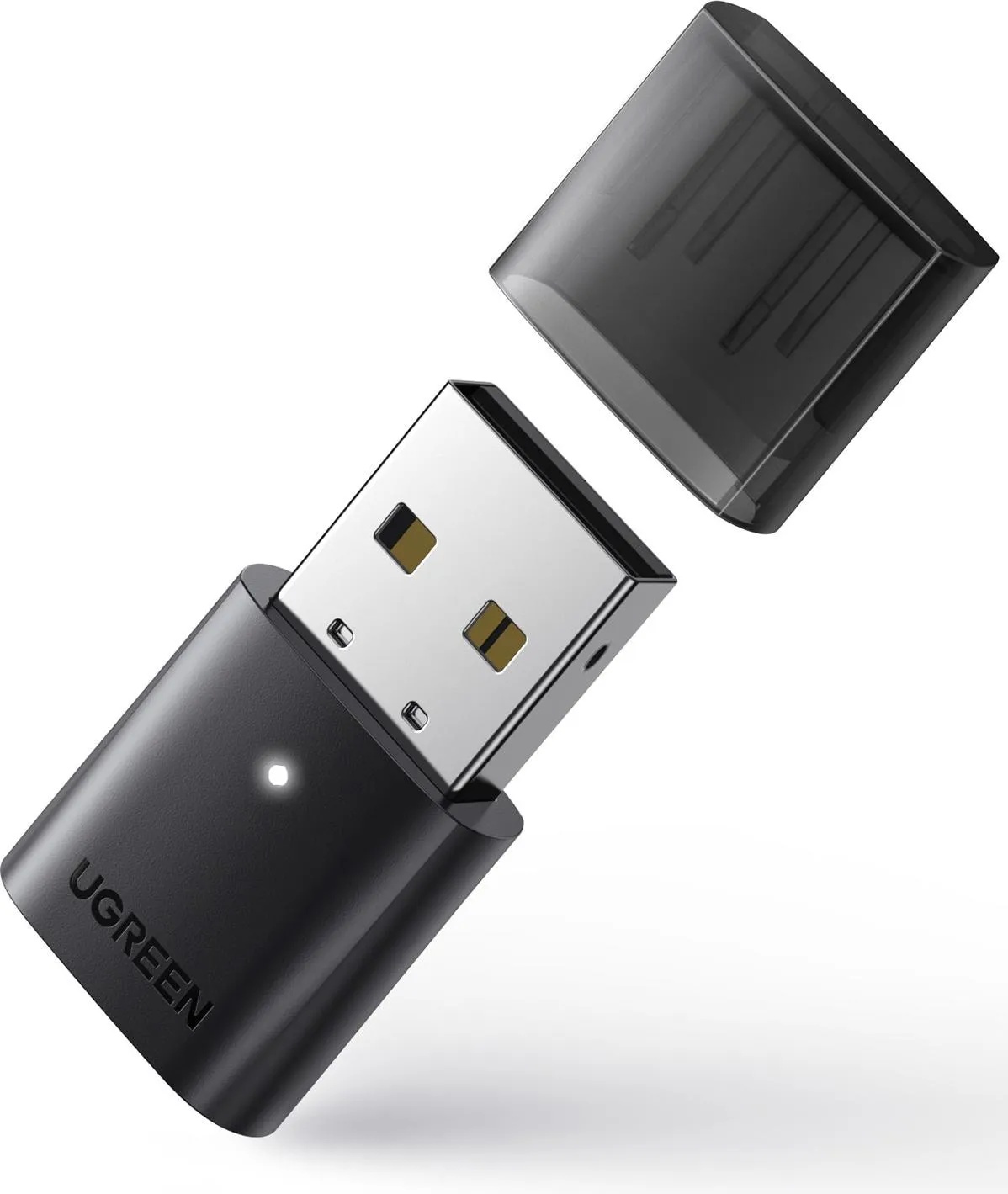 Ugreen Bluetooth 5.0 USB Adapter (Sender & Empfänger), Bluetooth Audio Adapter, Schwarz