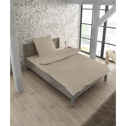 Bettwäsche GRAFIK Damast - beige