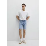 Mavi Röhrenjeans "TIM", Herren, Gr. 33, lt vintage sporty, 99% Baumwolle, 1% Elastan, normal kurz, Jeans, Denim Shorts