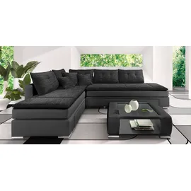 INOSIGN Ecksofa »Boxspringbett Night & Day L-Form mit Dauer-Schlaffunktion o. Armlehnen«, mit Boxspring-Bettfunktion 164x200 cm und Bettkasten, Dauerschläfer!