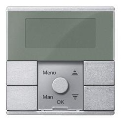 Merten Zeitschaltuhr-Modul PlusLink, System M, aluminium matt