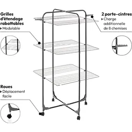 5five simply smart Wäscheständer Turm 30 m Grau