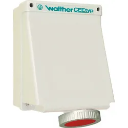 WALTHER Wasserdichte Wandsteckdose AE119509MV