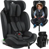 KIDIZ KIDIZ® Autokindersitz Triangle Premium Kindersitz Kinderautositz Autositz Sitzschale 9 kg - 36 kg 1-12 Jahre Gruppe 1/2/3 universal zugelassen nach ECE R129/03 mit Isofix