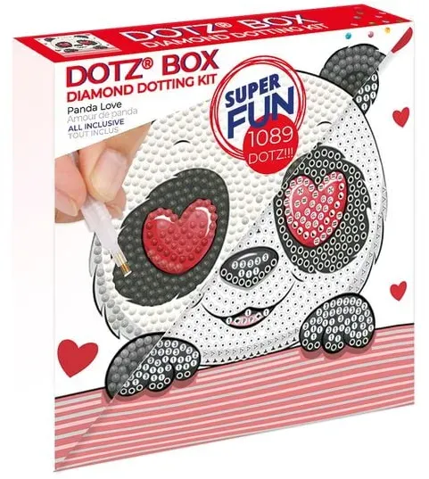 Preisvergleich Produktbild Diamond Dotz - Diamond Painting Panda Liebe