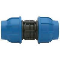 Akvodrip Kupplung Fitting gerade für PE-Rohr 40 x 40