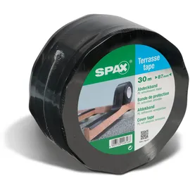 SPAX Abdeckband schwarz 30 m x 8,7 cm