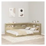vidaXL Aufbewahrungskopfteil Sonoma-Eiche 140 cm Holzwerkstoff