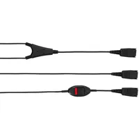 VBeT Jabra 8800-02-01 Supervisor QD-Kabel mit Mute-Switch Schwarz