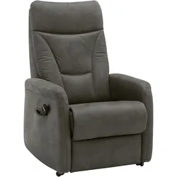 Sessel HUKLA "HU-RV15025", grau (deluxe grau), B:78cm H:108cm T:90cm, Sessel, Polstersessel Sessel mit Aufstehhilfe Funktionssessel, Wahlweise 1- oder 2-motorische Verstellung, inkl. Aufstehhilfe