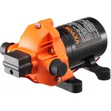 Vevor 12-V-Membranpumpe 13,25 L/min 3-Kammer-DC-Wasserpumpe mit automatischem Druckschalter 40–100 PSI