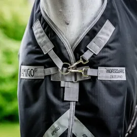 Horseware Ireland Weidedecke Amigo 100g 140 cm Black/Titanium Grey