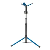 Högert Technik Aluminium Wiederaufladbare Led Baustrahler mit Stativ 7000 lm, 360° Beleuchtung, IP54 Staub- Spritzwasserschutz, IK09 Stoßfest, 7 Std. Laufzeit, Powerbank-Funktion für Bau, Werkstatt