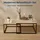 home collective Couchtisch 2er Set Eiche hell 70 x 42 x 70 cm