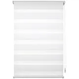LIEDECO Duo Rollo Klemmfix 80 x 160 cm weiß
