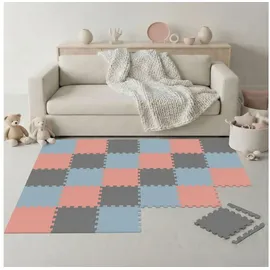 LittleTom 27 Teile Spielmatte Baby Puzzlematte 30x30 Krabbelmatte Bodenmatte Kinderzimmer