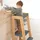 roba Lernturm 54 x 88 x 43,5 cm Holz anthrazit