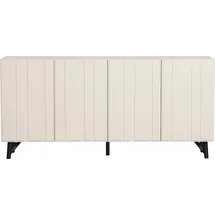 Woood Sideboard »Miller«, Kommode mit klaren Linien, Breite 181 cm weiß