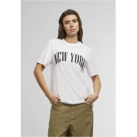 miss tee New York City Wording Weiß S