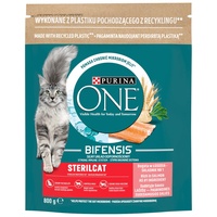 Trockenfutter für sterilisierte Katzen Lachs und Weizen Purina ONE STERILCAT Salmon Wheat 800g