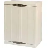 Artplast Kunststoffschrank Evolution beige Polyrattan B/H/L: ca. 47x97x70 cm - beige, braun