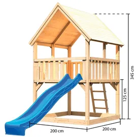 Konifera Spielturm Lenie 2 200 x 200 x 345 cm Beige