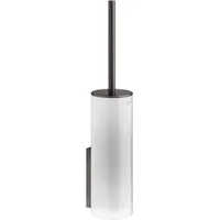 Keuco Edition 400 Toilettenbürstengarnitur mit Deckel, 11564359000, Farbe: Titanschwarz gebürstet