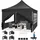 luxuskollektion Faltpavillon 3 x 3 m inkl. 4 Seitenteile Schwarz