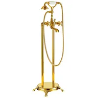 Bernstein Wannenarmatur Bernstein 1414 Standarmatur freistehend rund Gold