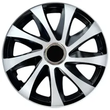NRM Radzierblende Drift Extra, schwarz/weiß 16 Zoll. 4er Set