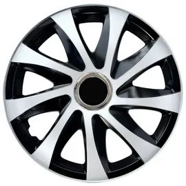 NRM Radzierblende Drift Extra, schwarz/weiß 16 Zoll. 4er Set