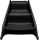 whisker Litter-Robot 4 Rampe 432 mm Schwarz 178 mm