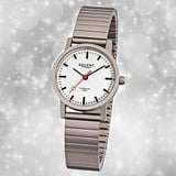 Regent Damen Herrenuhr silber grau Elegant Titan Analoguhr URF476