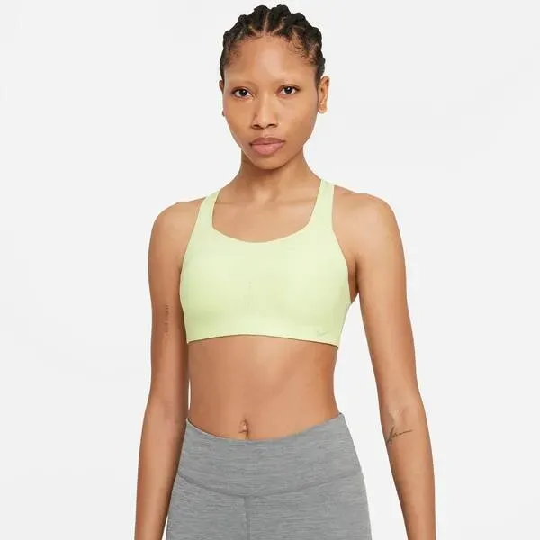 NIKE Equipment - Sport-BHs Alpha Bra Sport-BH, LIME ICE/RATTAN/RATTAN, M/A