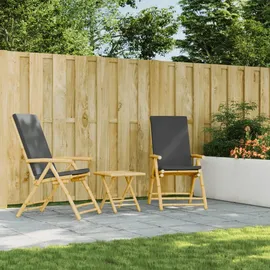 vidaXL Gartentisch Klappbar 45 x 45 x 45 cm Braun