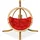 konsimo® Hängesessel HIGLO Rot