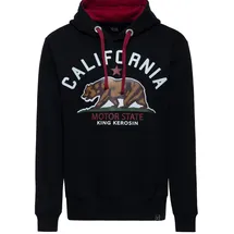 King Kerosin Hoodie schwarz 3XL