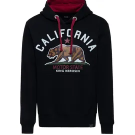 King Kerosin Hoodie schwarz 3XL