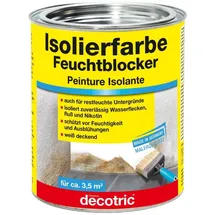decotric Isolierfarbe Feuchtblocker weiß 0,75 l