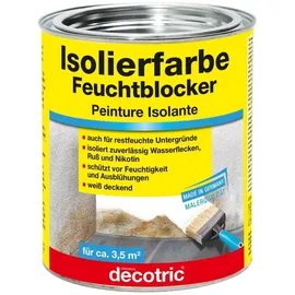 decotric Isolierfarbe Feuchtblocker weiß 0,75 l