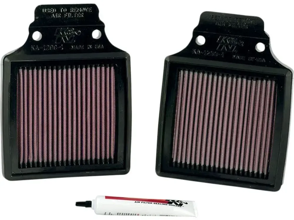 K+n High-flow Kawasaki Zx12r 00-06 Luftfilter - Red / Black - One Size