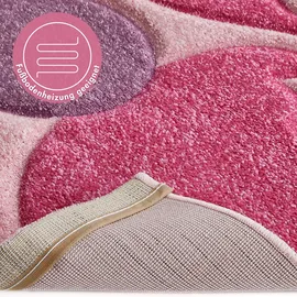 -luxor- living LUXOR Living Teppich Flair pink, 80 x 150 cm