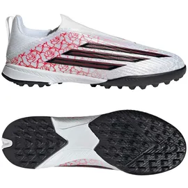 adidas F50 League Laceless TF Kinder Cloud White/Core Black/Lucid Red 35