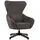 bene living Ohrensessel Marconia Polyester 74 x 109 x 80 cm Grau drehbar
