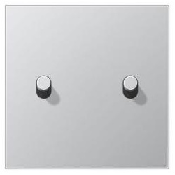Jung  Abdeckung mit 2 Kipphebeln Kegel (Aluminium)