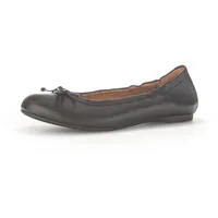 Gabor Damen Klassische Ballerinas, Frauen Flats,Best Fitting,Halbschuhe,Sommerschuhe,Slipper,Ballerina-Schuhe,flach,schwarz (Kork),38 EU / 5 UK - 38 EU